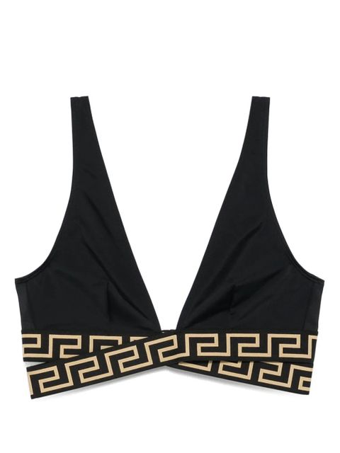 Versace Greca-detailing bikini top - Black - zdjęcie produktu nr 1