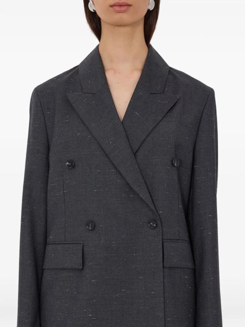 LouLou de Saison Norma double-breasted blazer - Grey