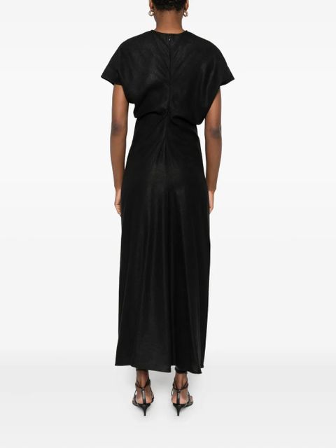 TOTEME slouch-waist maxi dress - Black