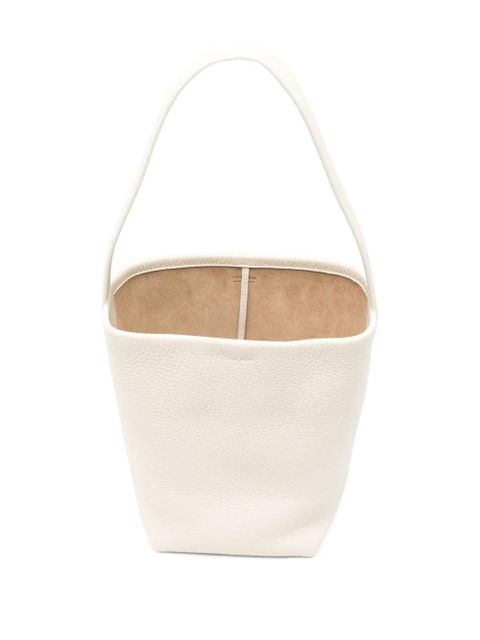 The Row leather shoulder bag - White