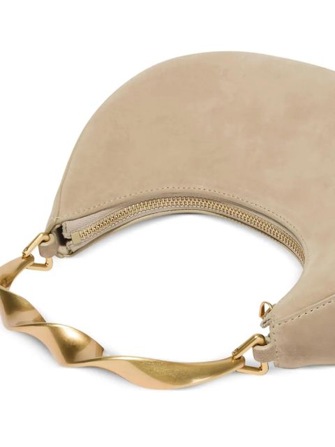 Simkhai Nixi twist-handle suede tote bag - Neutrals