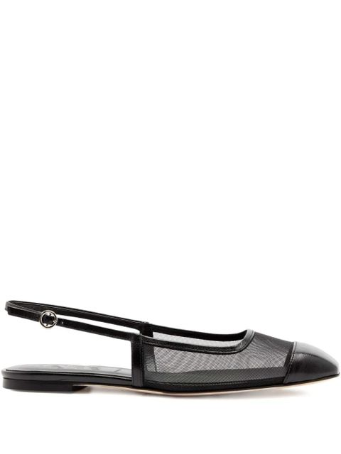 Aeyde Geraldine slingback flat pumps - Black - zdjęcie produktu nr 1