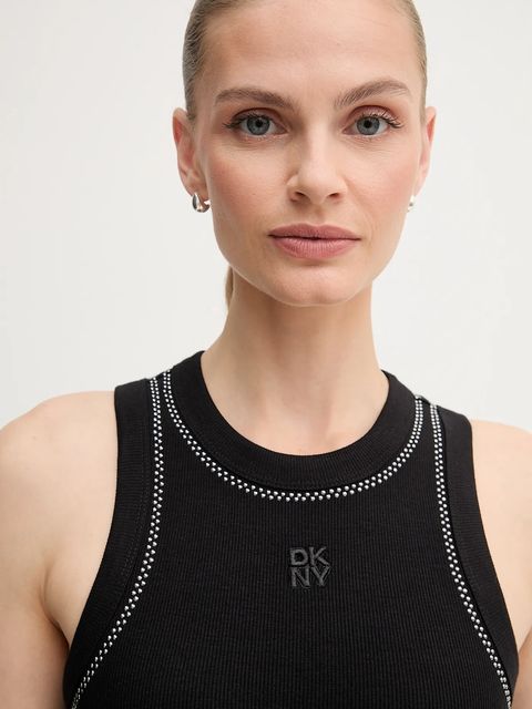 Dkny top kolor czarny DJ5T1380