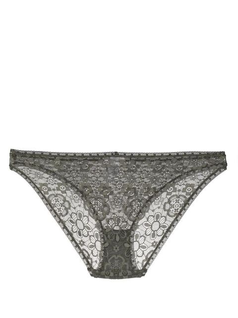 ERES Riviere floral-lace briefs - Green - zdjęcie produktu nr 2