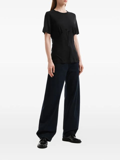 Simone Rocha ribbon T-shirt - Black