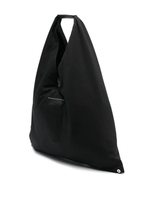 MM6 Maison Margiela Japanese logo-detail shoulder bag - Black