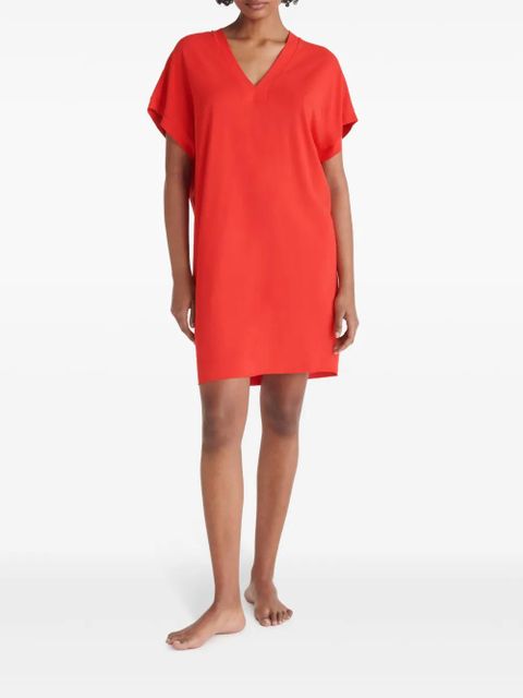 ERES Tali V-neck tunic dress - Red