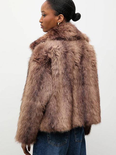 Answear.LAB kurtka kolor brązowy przejściowa