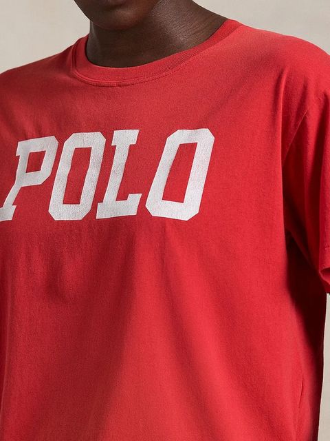 Polo Ralph Lauren t-shirt bawełniany damski kolor czerwony 211959617