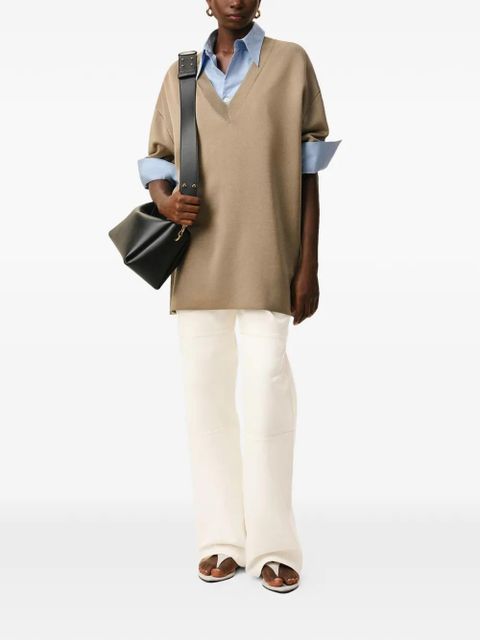 AMI Paris worker cotton flared jeans - Neutrals - zdjęcie produktu nr 2