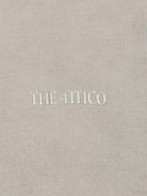 The Attico logo-embroidered sweatshirt - Neutrals