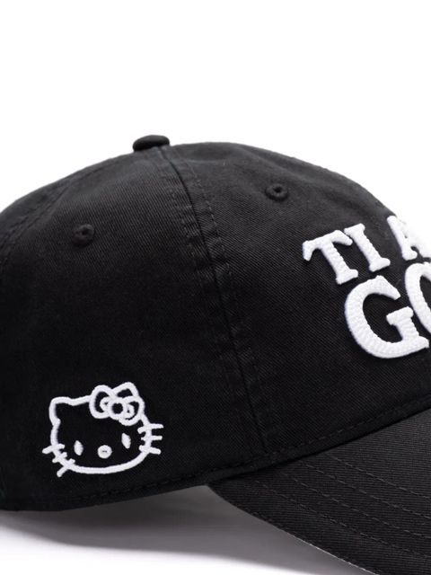 GCDS logo-embroidered cap - Black - zdjęcie produktu nr 2