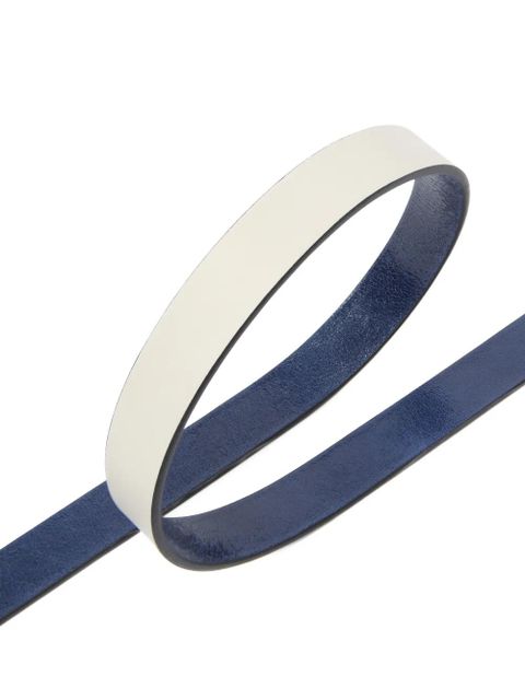 PINKO leather buckle belt - Blue