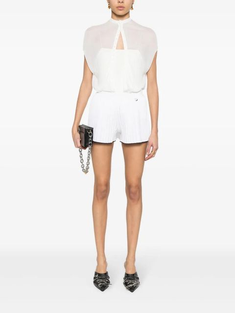Jacquemus Le Short Maille Plissé shorts - White - zdjęcie produktu nr 2