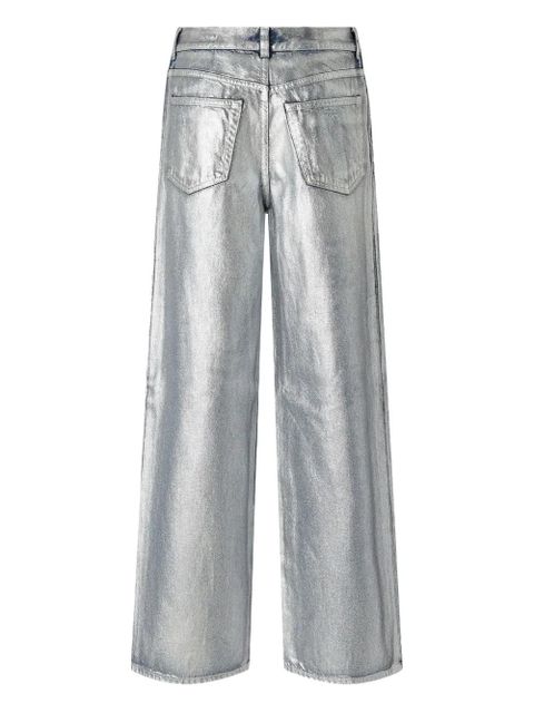 PINKO metallic distressed jeans - Silver - zdjęcie produktu nr 2