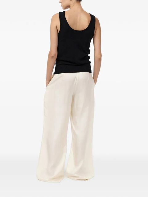 St. Agni layered-design sweater - Black