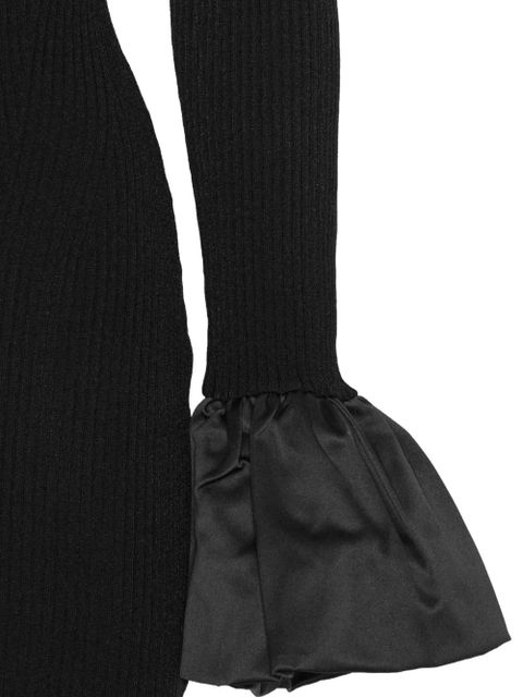 ROTATE BIRGER CHRISTENSEN cutout knit mini dress - Black