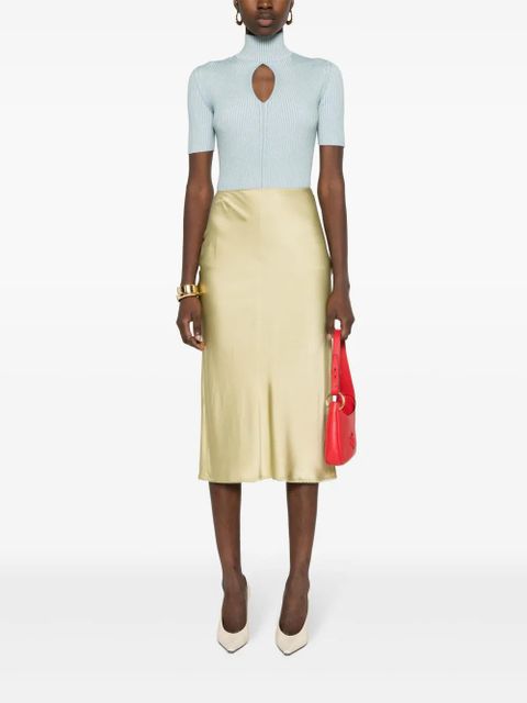 FENDI cut-out detail knitted top - Blue - zdjęcie produktu nr 2