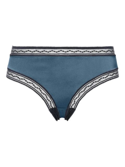ERES Rêveur lace-trimmed thong - Blue - zdjęcie produktu nr 1