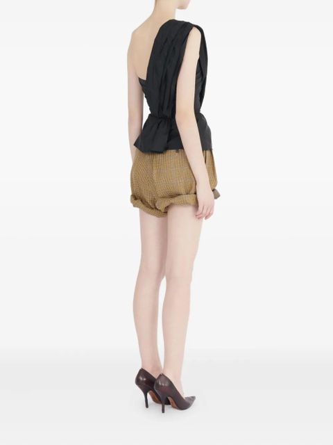 Maison Margiela asymmetric one-shoulder blouse - Black