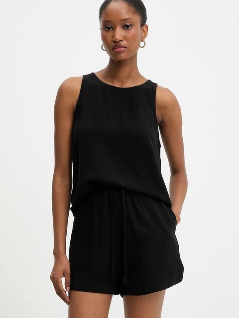 Answear.LAB komplet z lnem damski kolor czarny - zdjęcie produktu nr 1