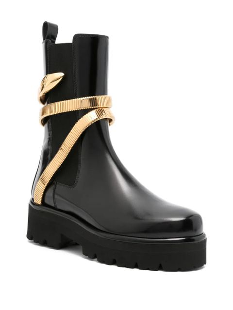 René Caovilla 45mm Juniper boots - Black