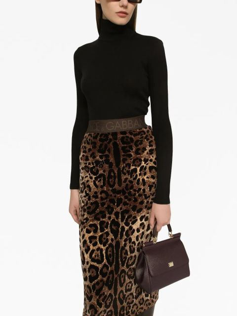 Dolce & Gabbana roll-neck cashmere jumper - Black