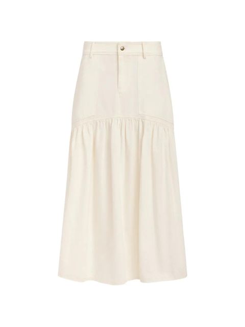 Marie Oliver ruffled full skirt - Neutrals - zdjęcie produktu nr 1