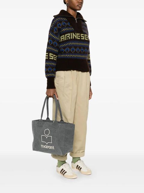 ISABEL MARANT Yenky zip tote bag - Grey - zdjęcie produktu nr 2