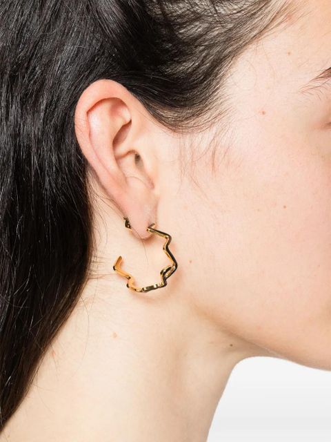 Marni logo earrings - Gold - zdjęcie produktu nr 2
