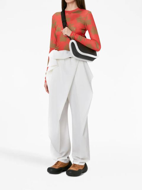JW Anderson folded-waist straight trousers - White - zdjęcie produktu nr 2