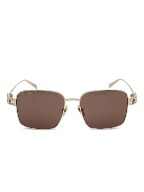 Gucci Eyewear square-frame sunglasses - Gold - zdjęcie produktu nr 1