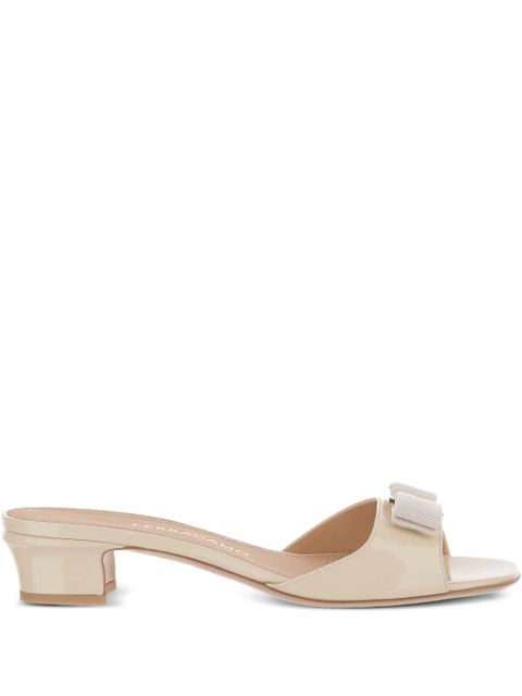 Ferragamo 30mm Vara Bow sandals - Neutrals - zdjęcie produktu nr 1
