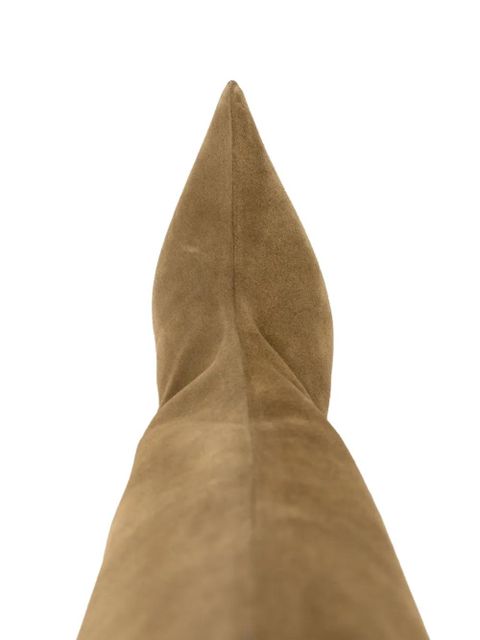 The Attico 70mm Lea boots - Green