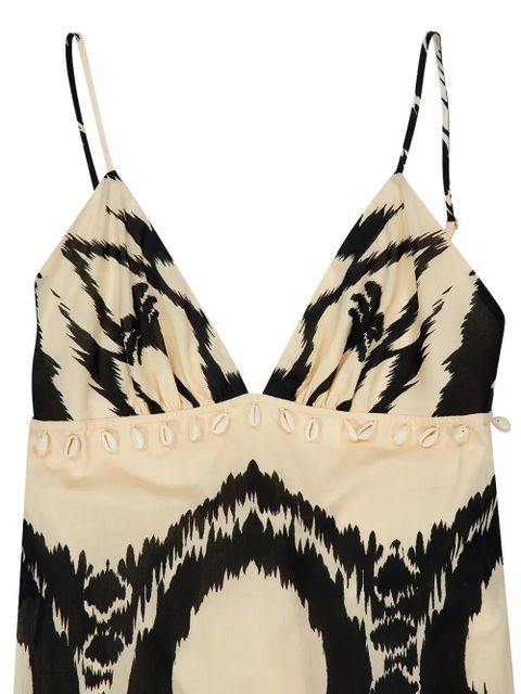 Johanna Ortiz Zea Palm maxi dress - Neutrals