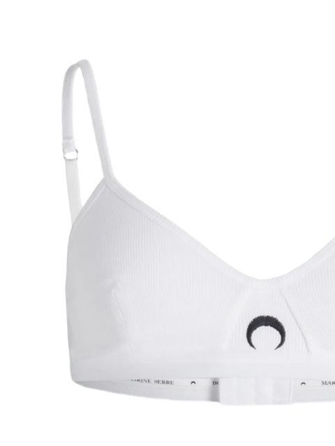 Marine Serre organic cotton bra - White - zdjęcie produktu nr 2