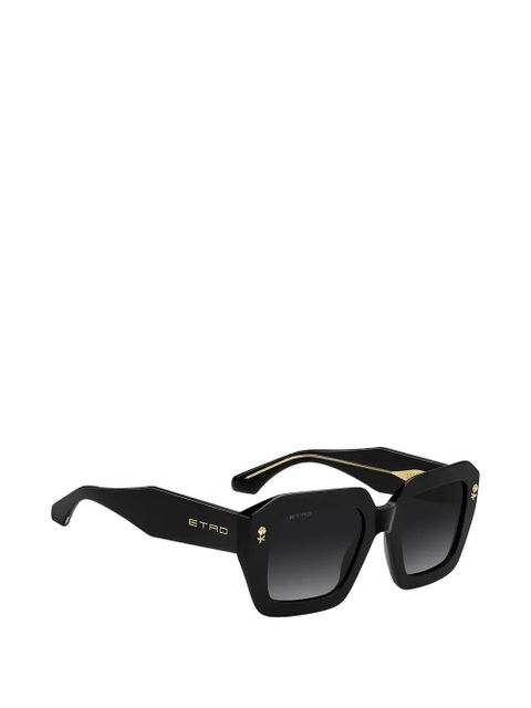 ETRO flower geometric sunglasses - Black