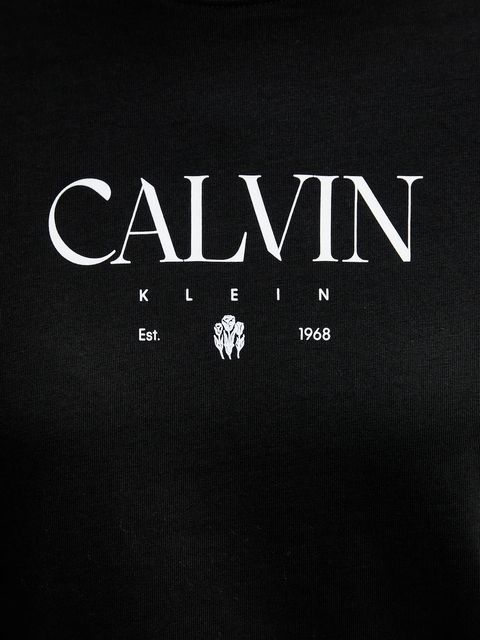 Calvin Klein Jeans t-shirt bawełniany damski kolor czarny LV047E813G