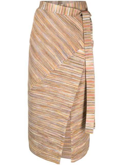 Simkhai Paris space-dye knitted skirt - Orange - zdjęcie produktu nr 1