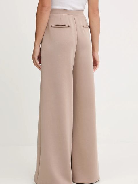 Guess spodnie OLYMPE damskie kolor beżowy gładkie V4YB07 KCAY2