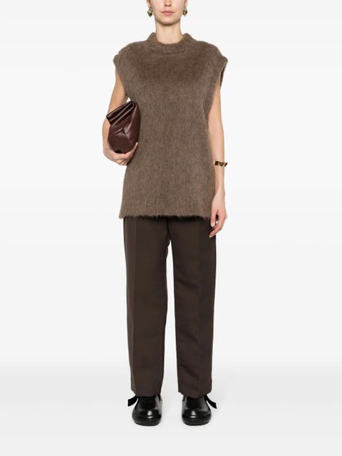 LEMAIRE straight-leg tailored trousers - Brown