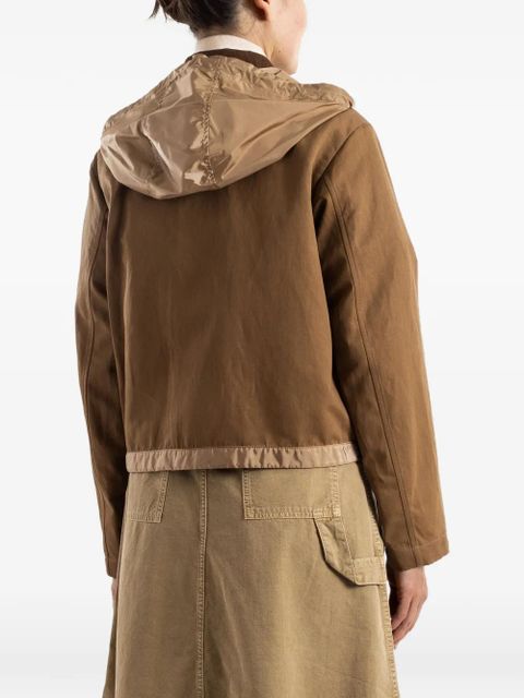 Moncler Aconitum hooded jacket - Brown