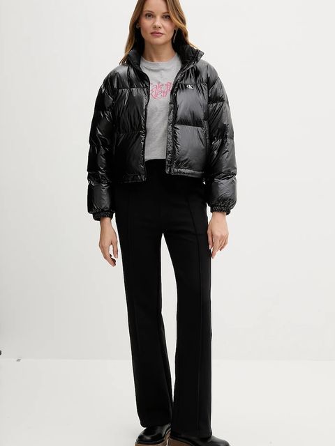 Calvin Klein Jeans kurtka puchowa kolor czarny zimowa LV047D510G - zdjęcie produktu nr 2