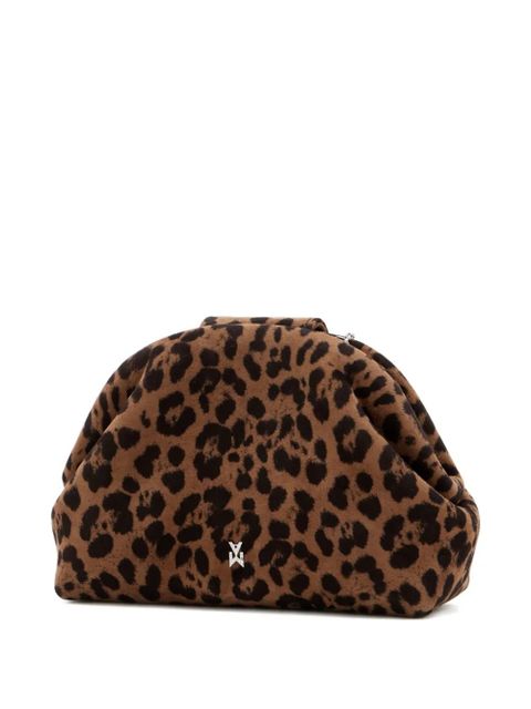 Amina Muaddi Camelia leopard-print mini bag - Brown - zdjęcie produktu nr 2