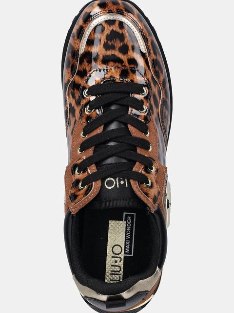 Liu Jo sneakersy LIU JO MAXI WONDER 01 damskie kolor brązowy BF5009EX332S19C1