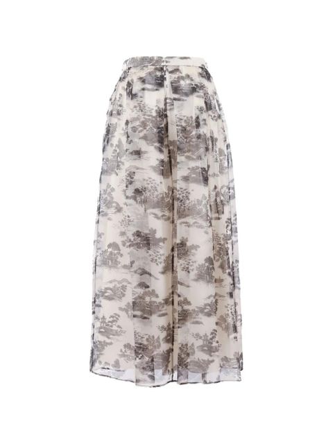 Max Mara print skirt - Neutrals - zdjęcie produktu nr 2