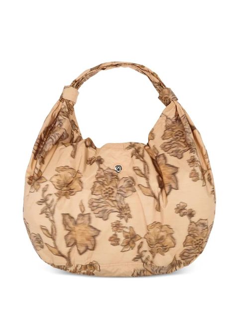 OUR LEGACY flower-jacquard tote bag - Neutrals