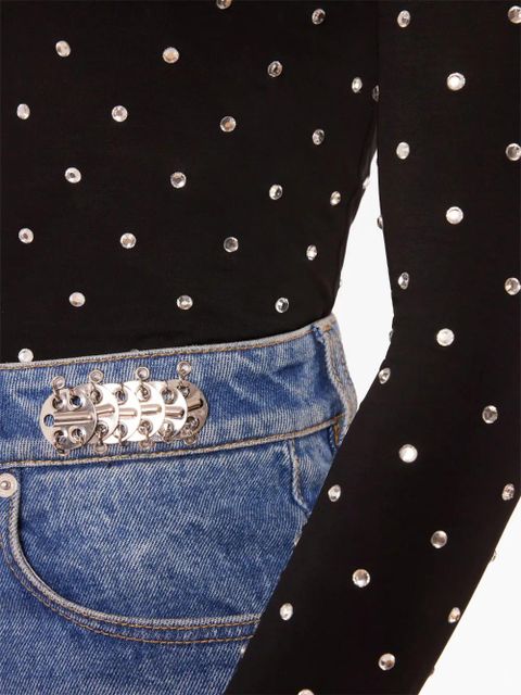 Rabanne Disc flared jeans - Blue