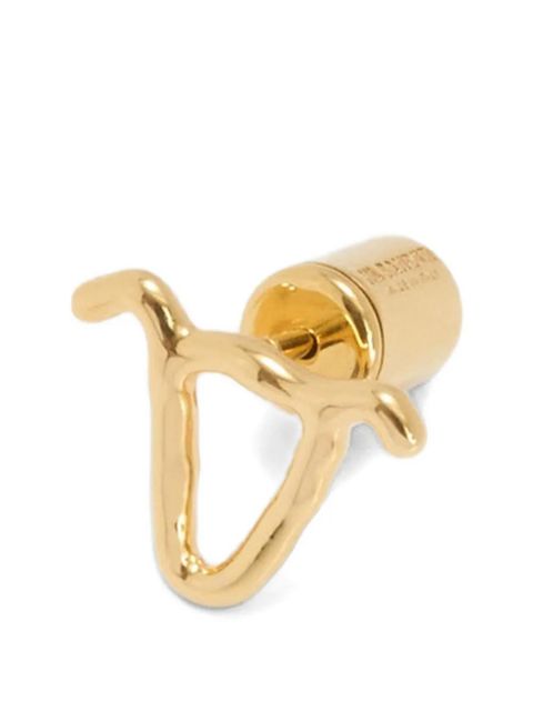 Jil Sander zodiac sign logo earring - Gold - zdjęcie produktu nr 2