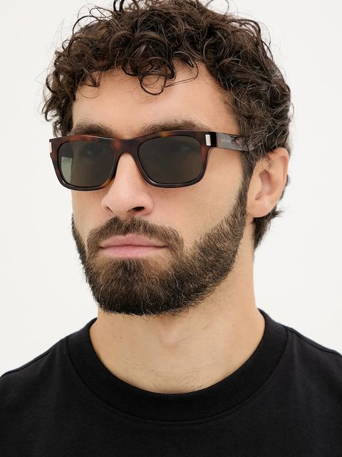 Saint Laurent okulary przeciwsłoneczne kolor brązowy SL 83